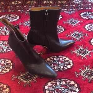 Black Gucci High Heel Booties